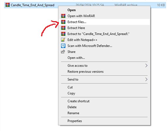 cach giai nen de co file ex4 indicator